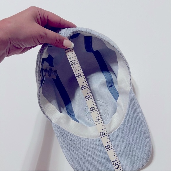 Karl Lagerfeld embroidered terry baseball cap, blue, one size adult - Picture 13 of 14